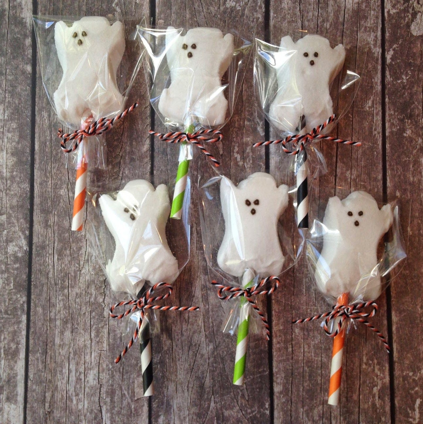 Halloween Peeps - Ghosts, Skulls, Monsters & Pumpkins - Gift Bundle Of 4, 3Oz. 6Ct Boxes (One Each) By Lyzas Sweets &