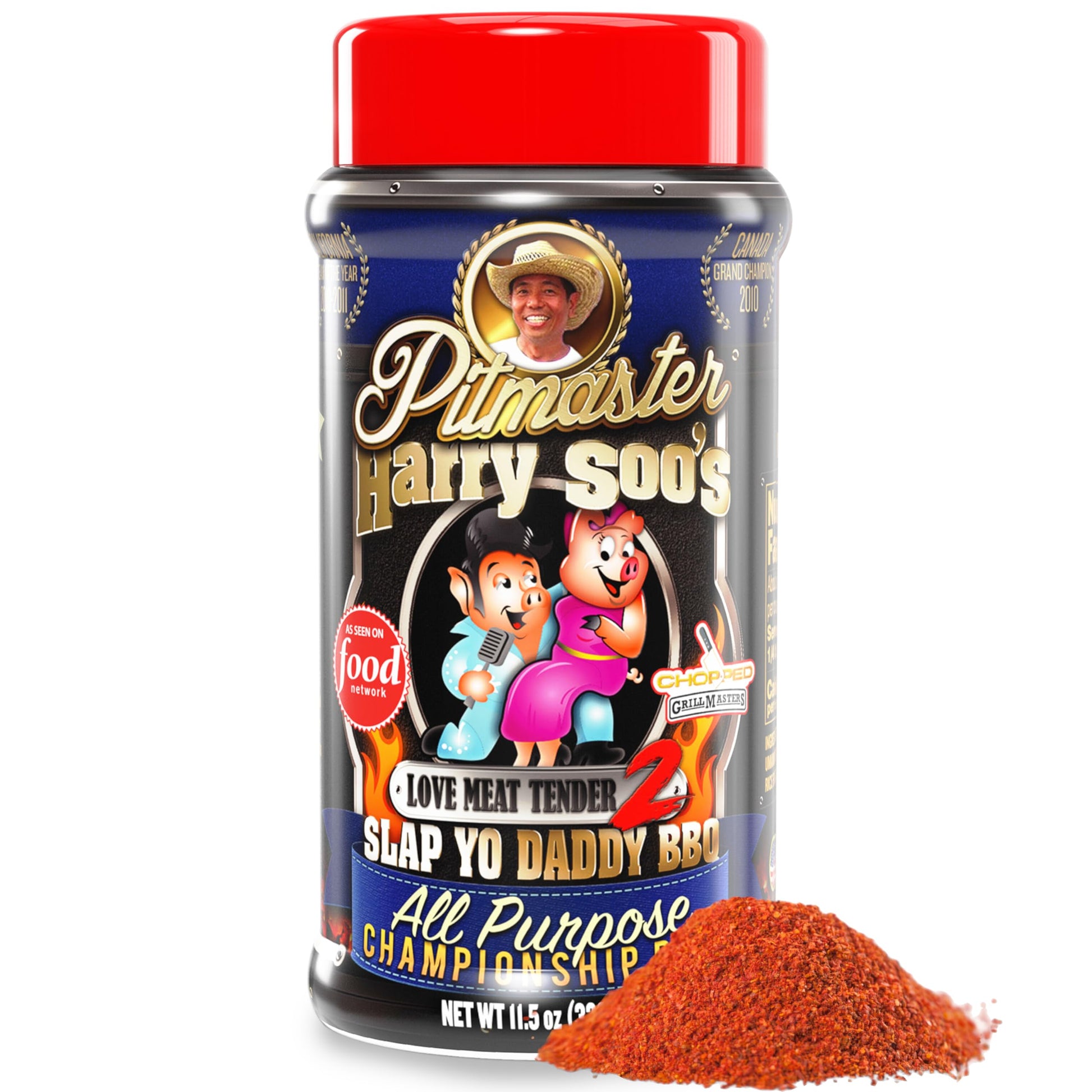 Slap Yo Daddy BBQ Rub - All Purpose Seasoning for Pork, Ribs, Brisket - Gluten Free, No MSG - 12 Ounce