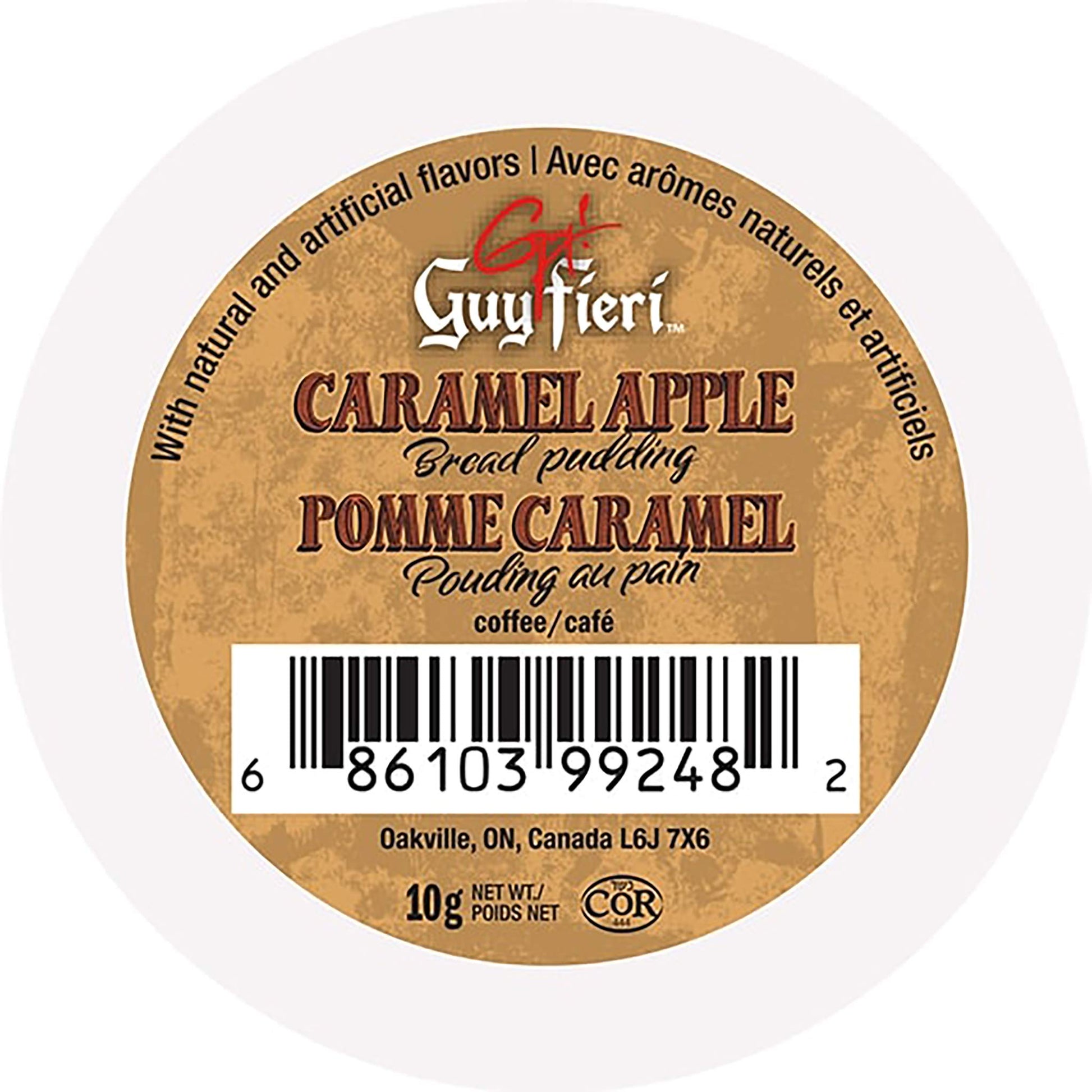 Guy Fieri Flavortown Coffee Pods, Medium Roast Caramel Apple Bread Pudding Flavor, 24 Count for Keurig K Cups