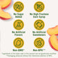 Del Monte No Sugar Added Diced Peaches Fruit Cup Snacks, 3.75 oz Cup (Pack of 24 Cups)