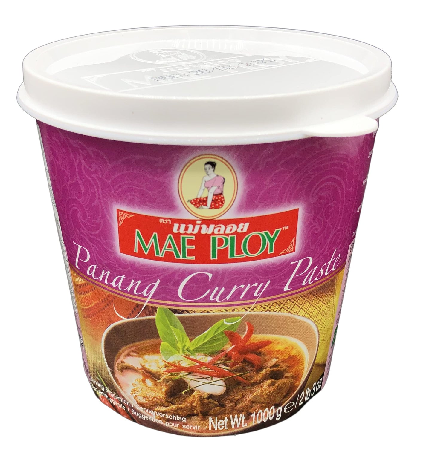 Thai Panang Curry Paste (1Kg By Mae Ploy)