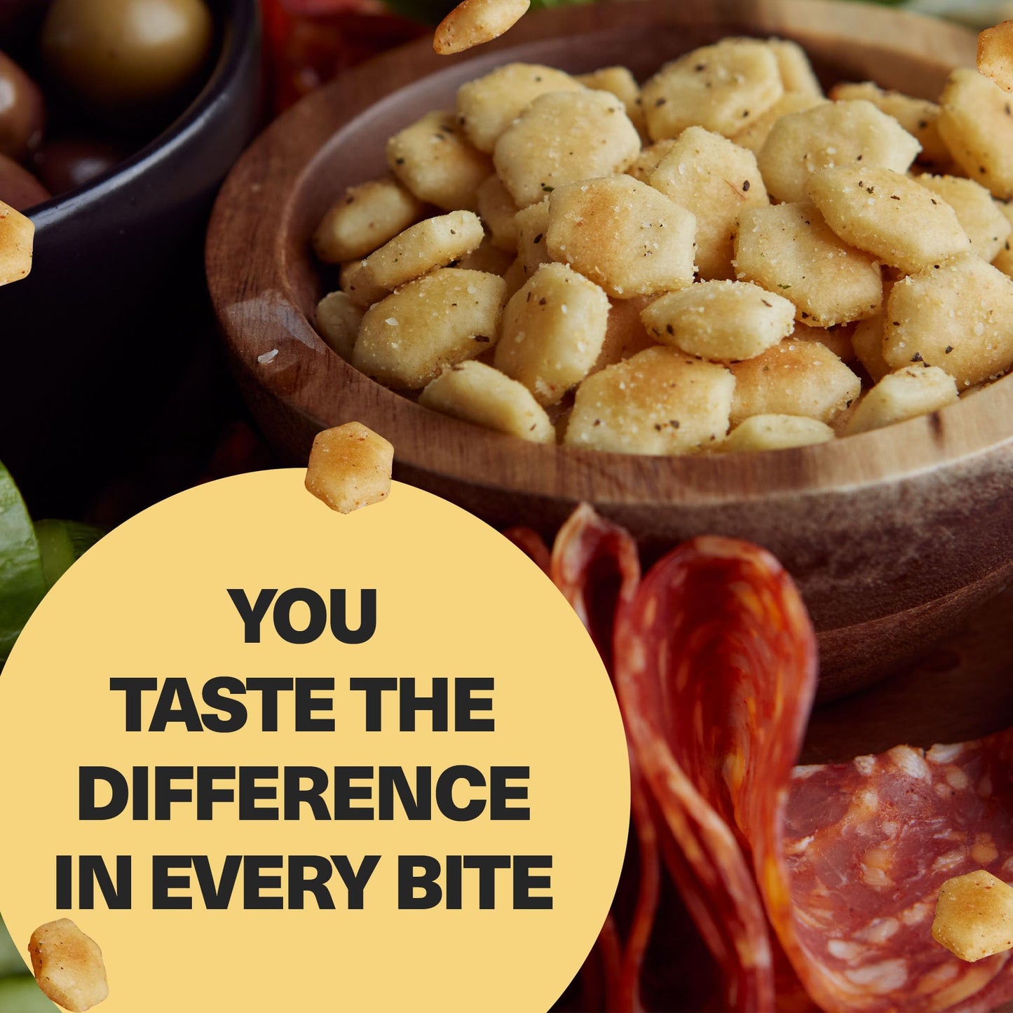 Wicked Mix Soup & Oyster  ers, Garlic Parmesan Flavor, 6 Oz (Pack of 3), Mini Puffed Salted Croutons for Soup and Salad