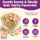 Skeleton Candy Bones - 18 Pack Individually Wrapped Large 20g - Unique Halloween Themed Candy - Great for Trick or Treat - Hallo