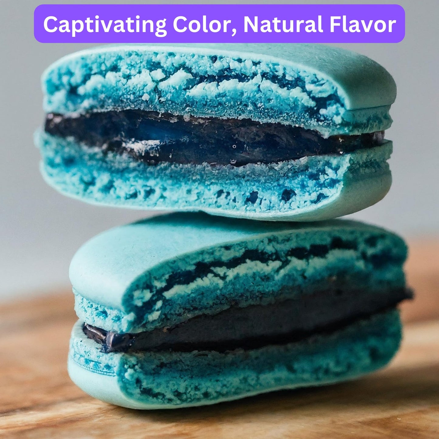 Ez Thai Pure Butterfly Pea Flower Powder 1.76Oz (50G) | 100% Natural Blue Herbal Tea | Vibrant Color For Drinks & Food | Natural