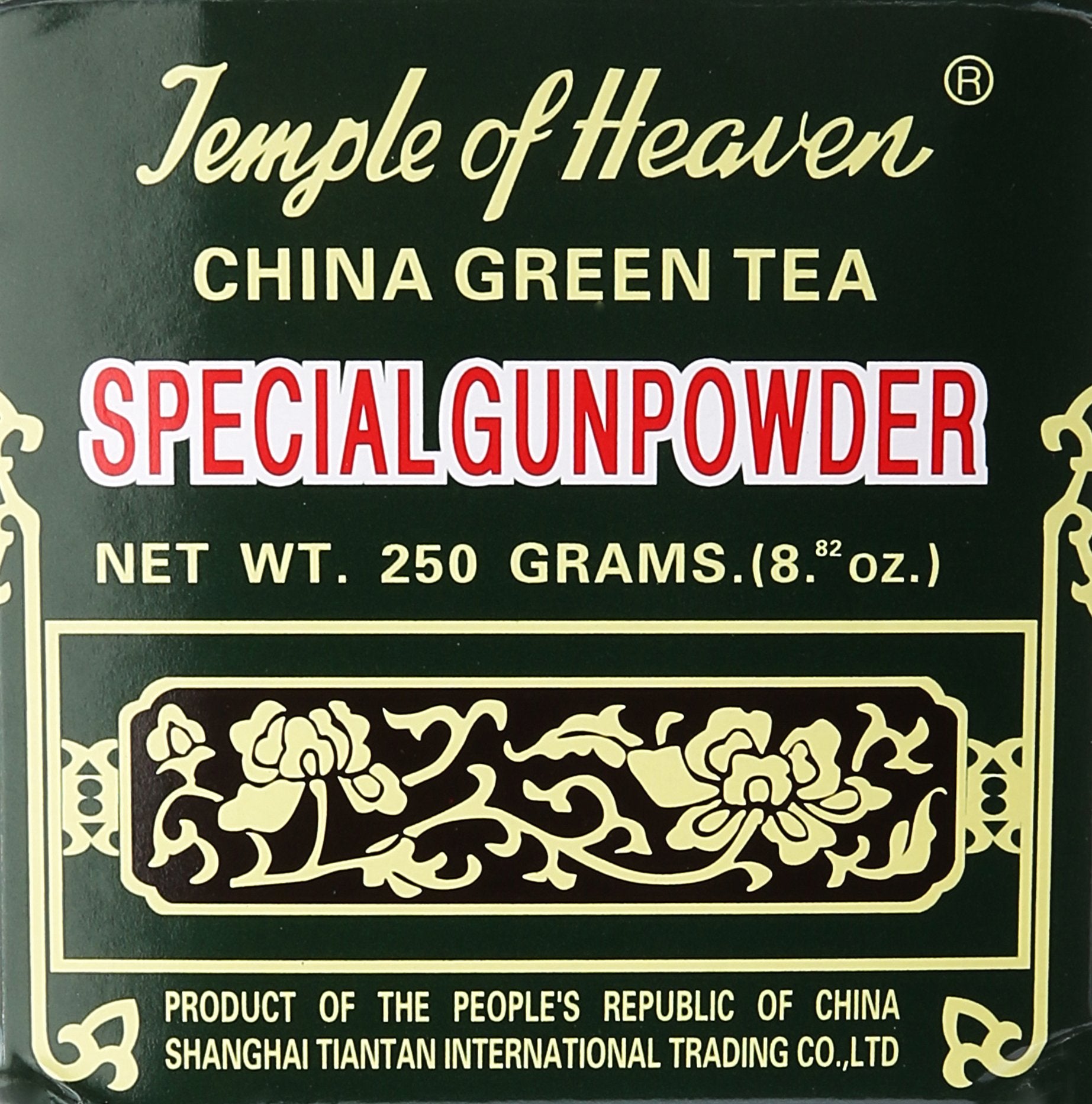 Temple Of Heaven - China Green Tea - Special Gunpowder Loose Tea - 8.82 Oz