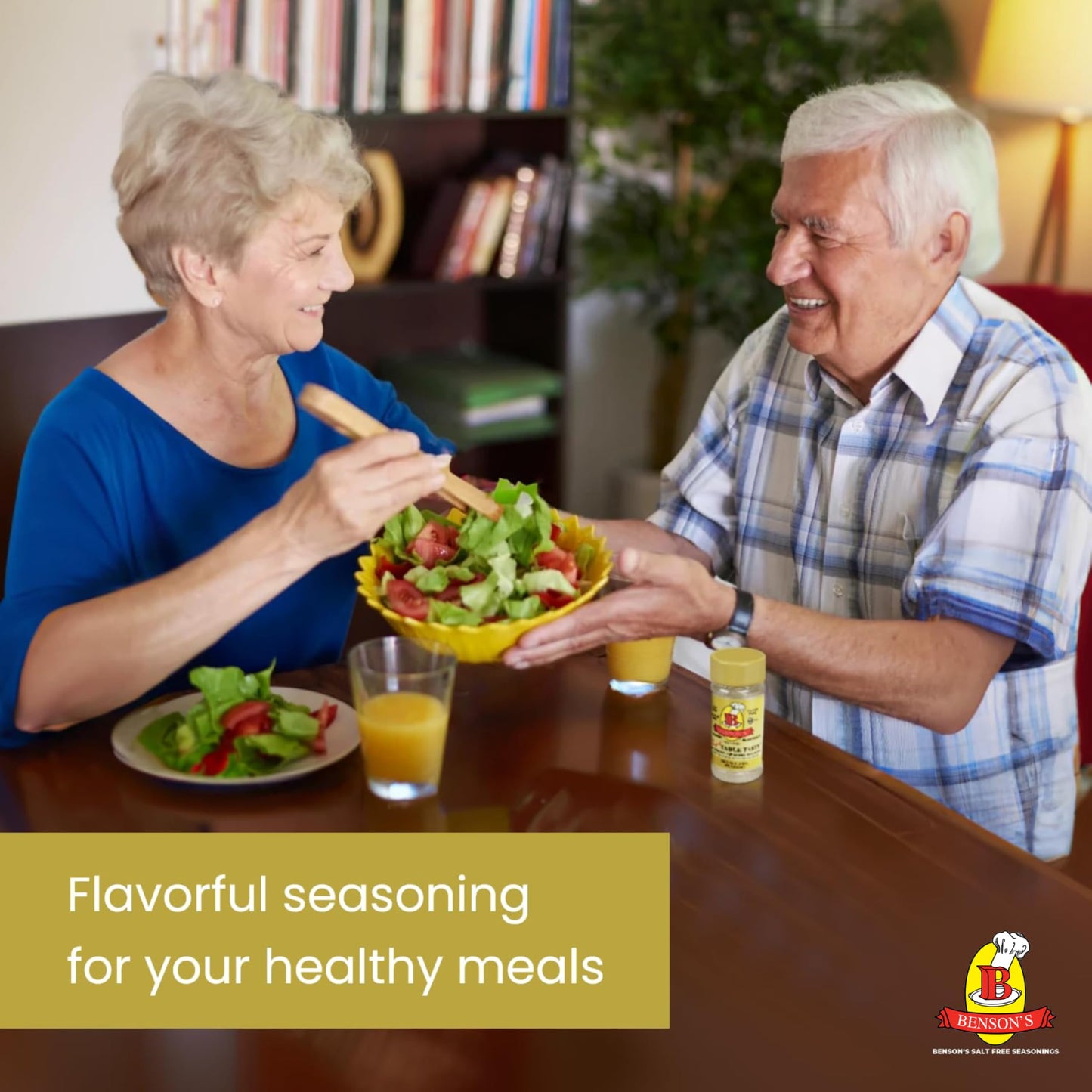 Bensons Gourmet Seasonings Table Tasty Salt Substitute, Salt-Free Popcorn Seasoning, 16 Ounce Bag, Gluten Free