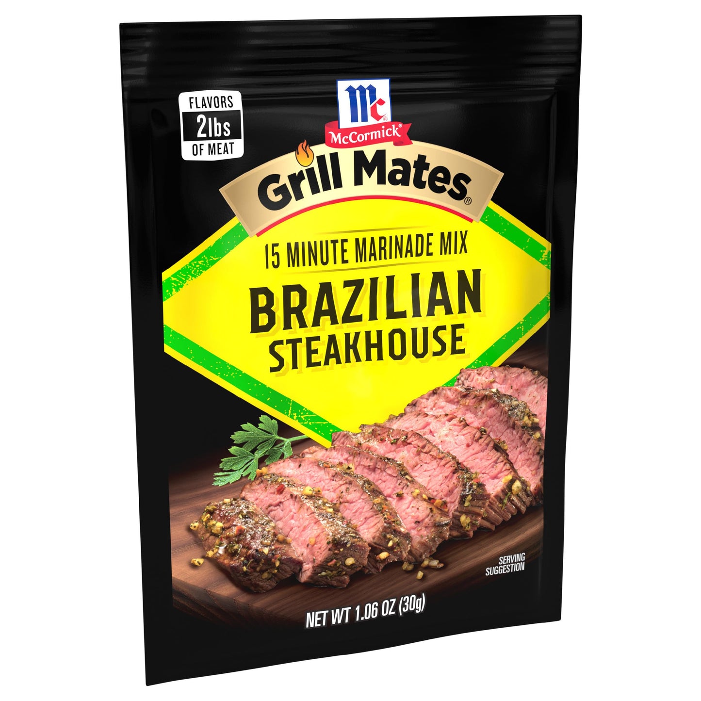 McCormick Grill Mates Brazilian Steakhouse Marinade Mix, 1.06 oz, Pack of 12