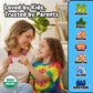 Snakkidz Organic Chewy Granola Bar, Allergen Free, Made with Avocado Oil, Low Sugar (45 Bars, Variety)