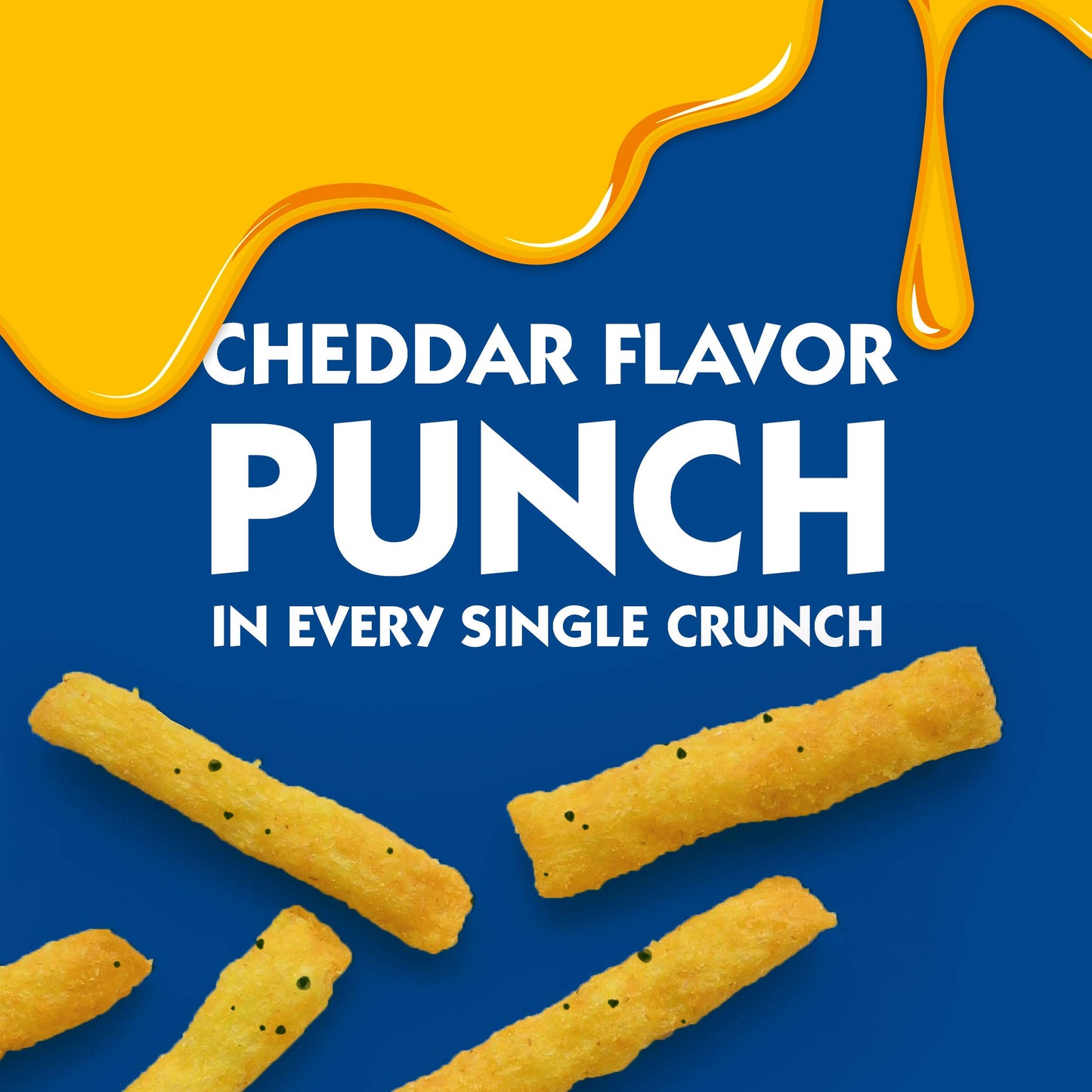 Andy Capp'S Cheddar Flavored Fries, 0.85 Oz, 72 Pack