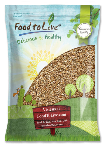 Food to Live - Dry Roasted Sunflower Seed Kernels with Himalayan Salt, 8 Pounds - Oven Roasted Lightly Salted, No Shell, Vegan, 