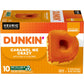 Dunkin' Caramel Me Crazy Flavored Coffee, 10 Keurig K-Cup Pods (Packing May Vary)