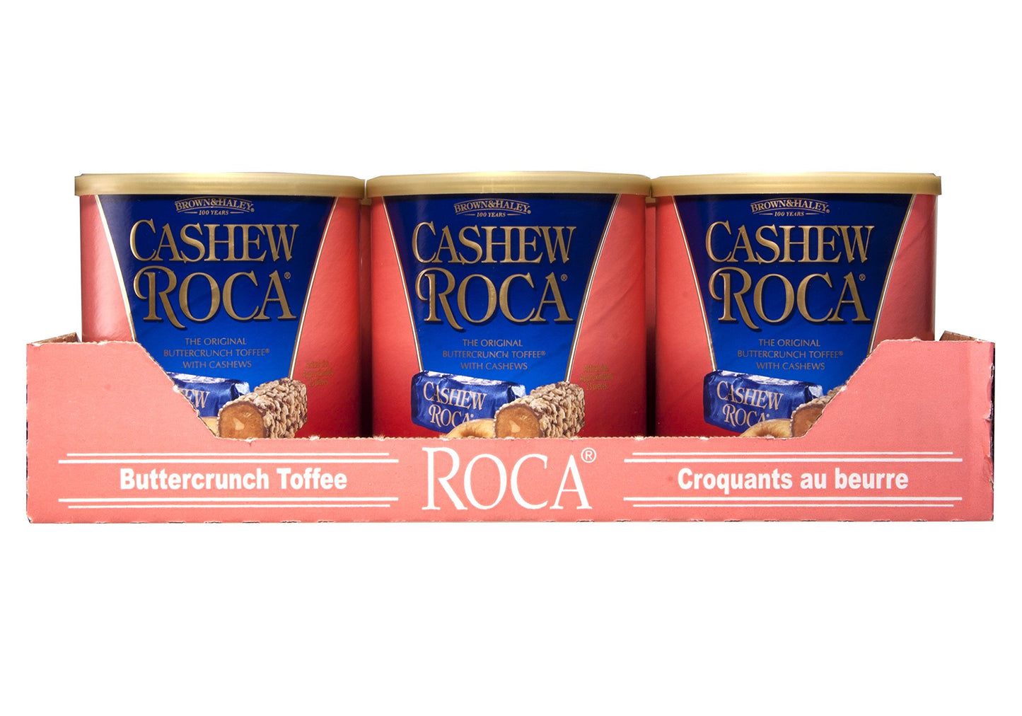 10 Oz Cashew Roca Canister - Case Of 9 Canisters