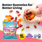 Scspirit-inspired flavormy Sugar Free Gummy Bears - 8 Bags, 1.8 Oz Each, Gluten-Free, Keto-Friendly, No Artificial Colors or Flavors