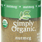 Simply Organic Nutmeg Ground Organic, Mini Spice, 0.53 Ounce (Pack of 6)