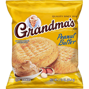 Grandma'S Big Cookies, Peanut Butter, (10 Pack)