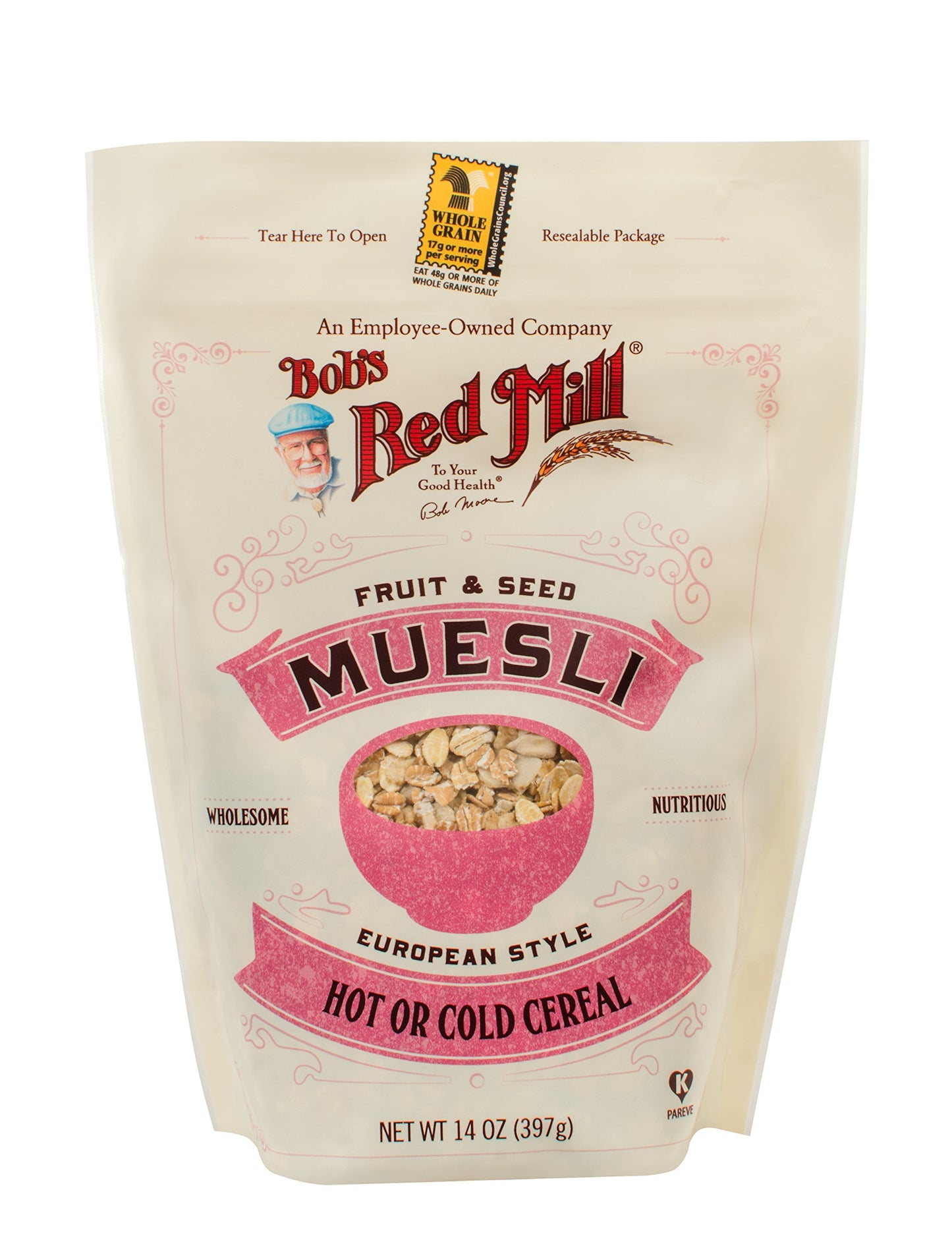 Bobs Red Mill Fruit & Seed Muesli, 14 Oz