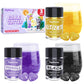 SigWong Edible Glitter Set, 3 Colors Luster Dust, Food Grade Metallic Sprinkles, 5g - Black, Purple, Gold