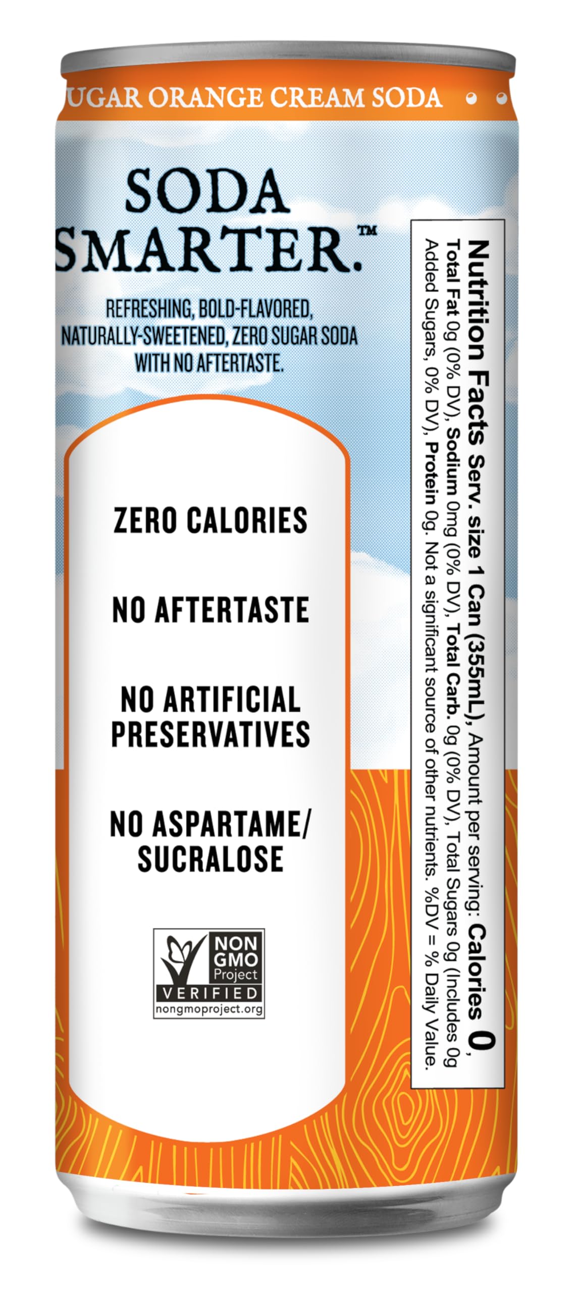 Virgil'S Zero Sugar Orange Cream Soda - Zesty Bold Flavor - 12Oz Slim Cans, 24 Pack