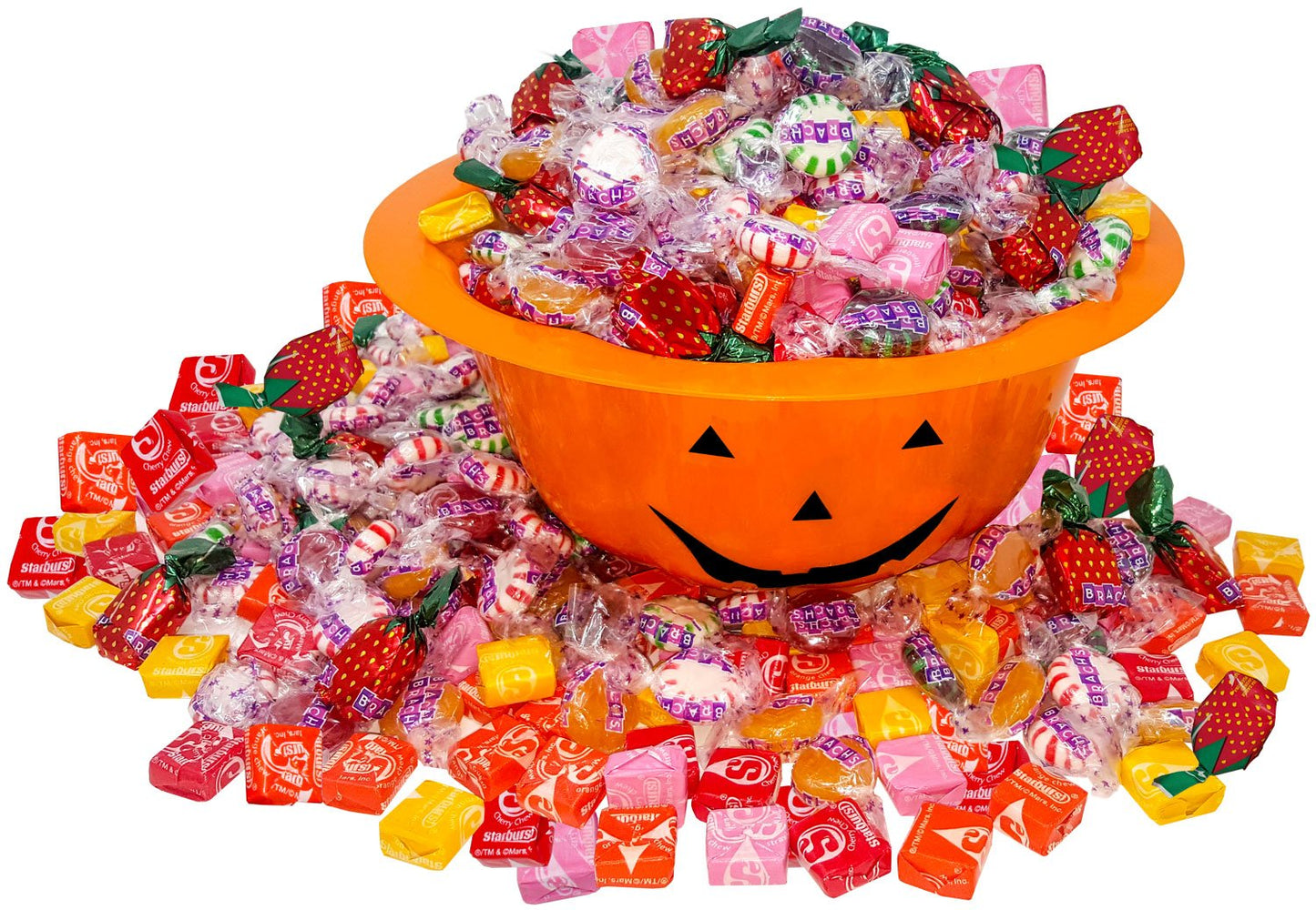 ASSORTIT X Starburst Collab Halloween Bulk Special Assorted Starbursts & Hostess Mix Fruit Pops 9.75 Lb Bulk Soft Chewy & Hard C