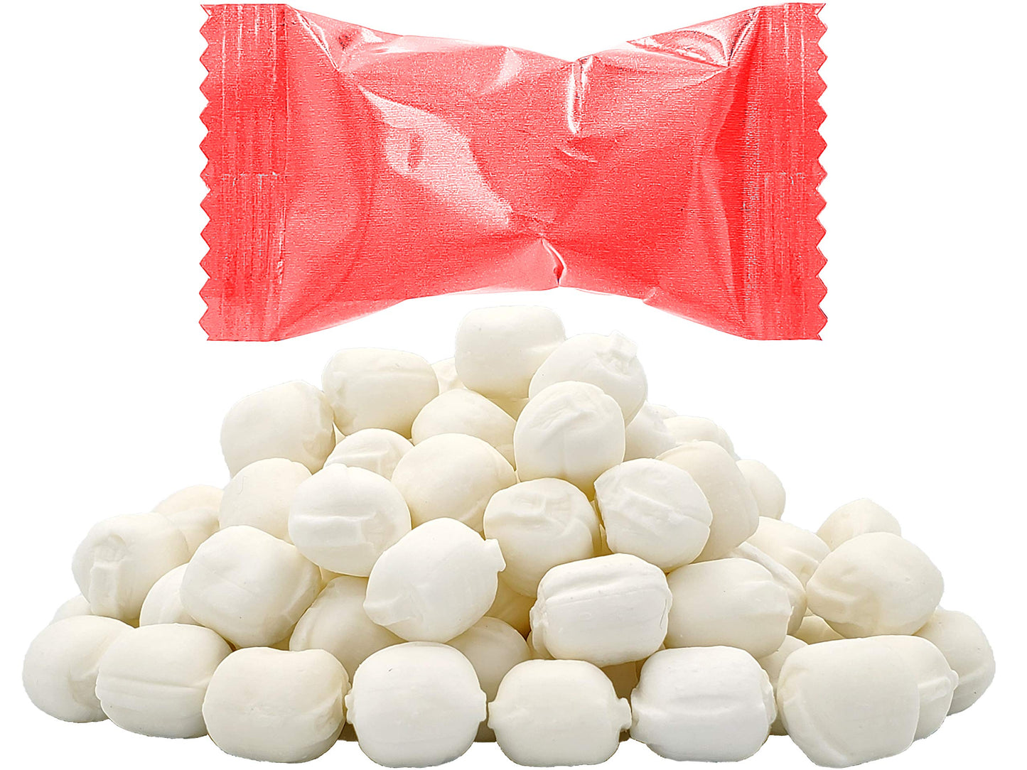 The Dreidel Company Buttermints, Fat-Free Mint Candies, 275 Pieces Bulk, Red