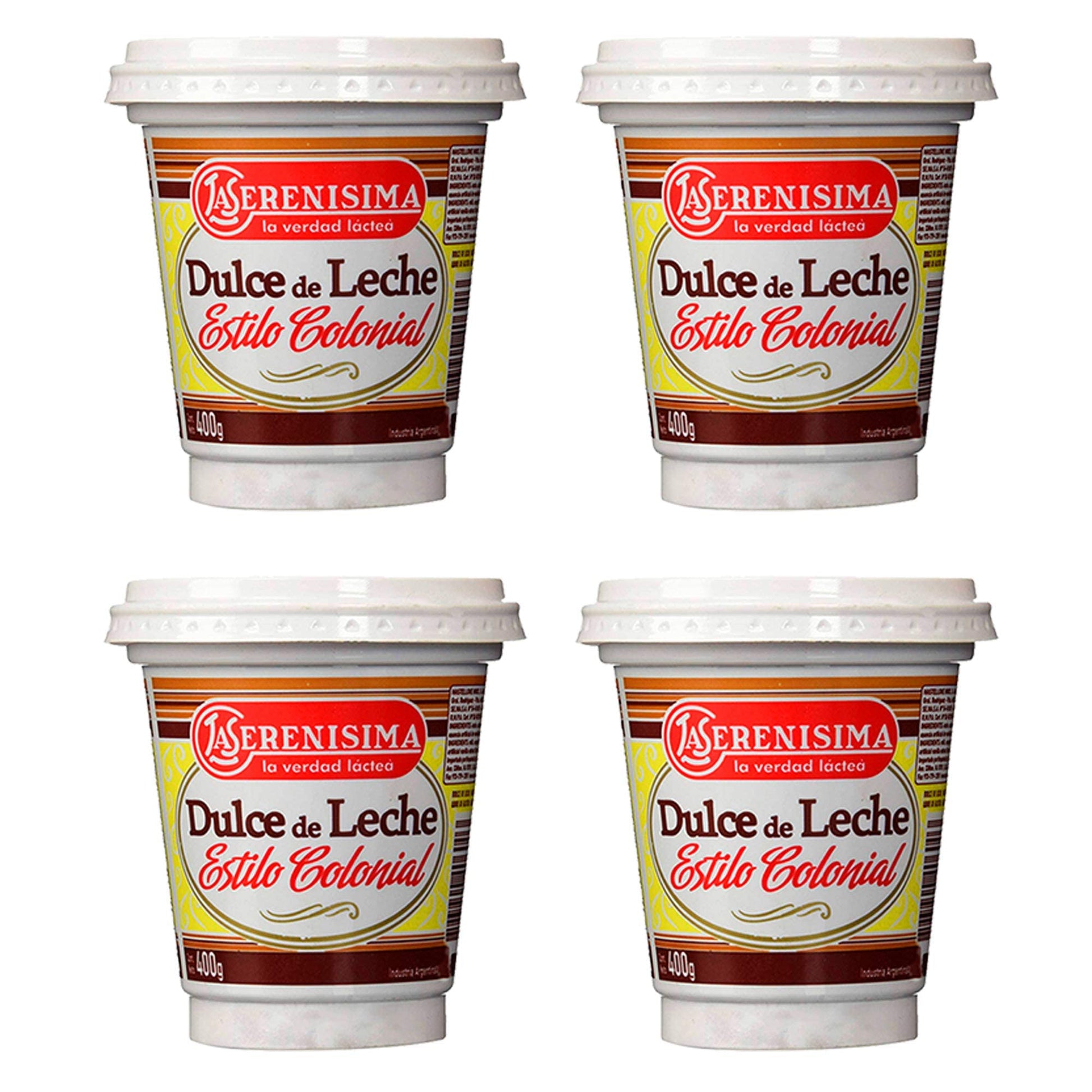 '4'' La Serenisima ''Dulce De Leche ,'' Milk Caramel'', 400 G-14.10 Oz From Argentima