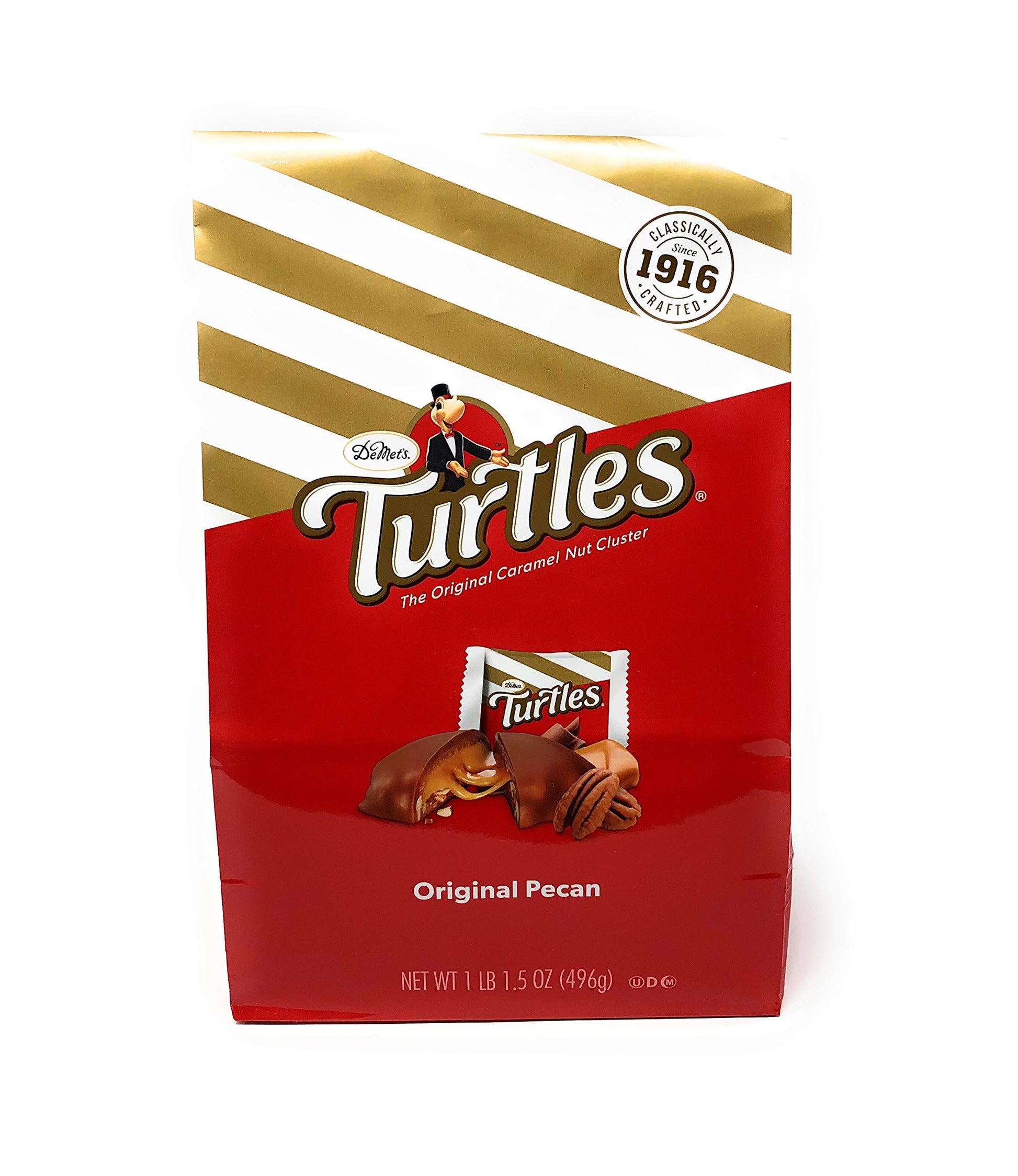 Demet'S Turtles Original, Pecans~Chocolate~Caramel, 17.5-Ounce