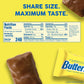 Butterfinger Chocolatey, Peanut-Buttery, Share Size Individually Wrapped Candy Bars, 3.7 oz each (Pack of 2)