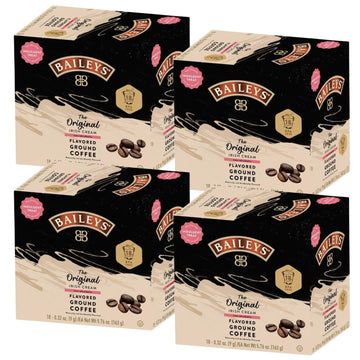 Baileys Coffee  Original Irish Cream Flavored Single Serve Coffee Cups (for Keurig K-Cup malt-inspired) - 72 Count