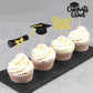 25 Pack 2025 Graduation Cupcake Toppers Class Of 2025 Congrats Grad Cupcake Picks For 2025 Graduation Theme Birthday Party Suppl