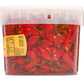 Calabrian Chili Peppers, Whole, In Oil, Bulk Foodservice Tub, 98 Oz, All Natural, Non-Gmo, Product Of Italy