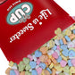 By The Cup Small Candy Conversation Hearts, 2.5 Pound Bulk Bag, Orange