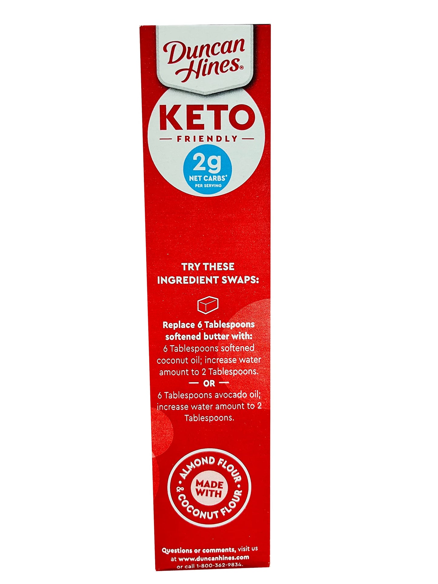 Duncan Hines Keto Friendly Chocolate Chip Cookie Mix, 8.8 Oz