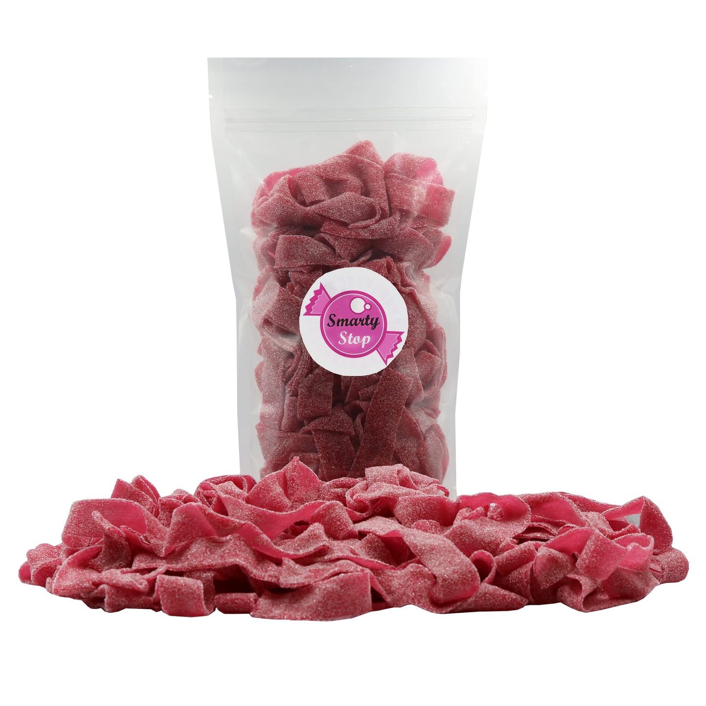 Smarty Stop All Flavor Sour Candy Belts (Red Wild Cherry, 1 Pound (Pack Of 1))