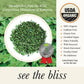 Wild Bliss Organic Wild Stinging Nettle Leaf Tea - Caffeine Free Herbal Tea - 25 Servings - Loose Leaf - 1.76 Oz