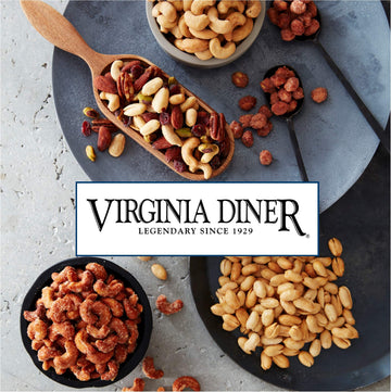 Virginia Diner - Old Bay Duo Gift Set (Old Bay Seasoned Virginia Peanuts & Old Bay Snack Mix), Two 9 oz Tins - 18oz total