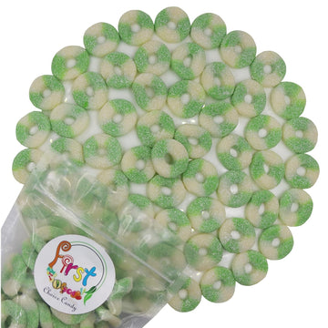 FirstChoiceCandy Gummy Rings (Sour Mini Watermelon, 4.5 Pound (Pack of 1))