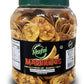 Nezka Sweet Plantain Chips - Delicious Crunchy Snacks And Side Dish - Jar Of 28 Oz