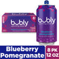 bubly Sparkling Water, Blueberry Pomegranate, Zero Sugar & Zero Calories, Seltzer Water, 12 Fl Oz Cans (Pack of 8)