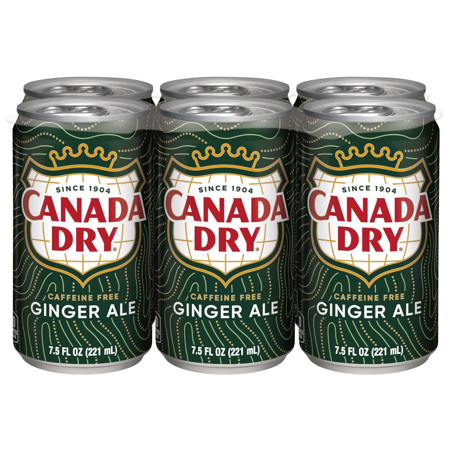 Canada Dry Ginger Ale Soda  7.5 fl oz cans  6 pack