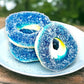 Premium Blue Raspberry Rings -1.5 Lbs Delicious Blue Raspberry Flavor Soft Sweet Gummy Rings In Resealable Bag, Perfect For Snac