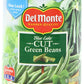 Del Monte Blue Lake Cut Green Beans, Canned Vegetables, 12 Pack, 8 Oz Can