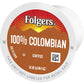 Folgers K Cups 100% Colombian Coffee For Keurig Makers, Medium Roast, 72 Count, 18 Count (Pack Of 4)