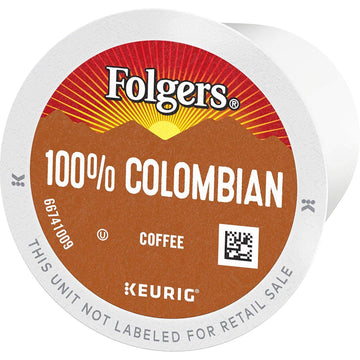 Folgers K Cups 100% Colombian Coffee for Keurig Makers  Medium Roast  72 Count