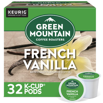 Green Mountain Coffee Roasters French Vanilla Coffee, Keurig Single-Serve K-Cup Pods, Light Roast, 32 Count
