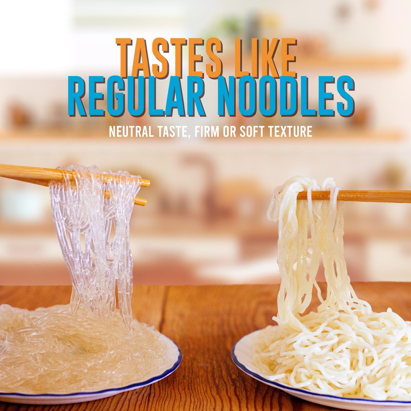 Sea Tangle Moringa Kelp Noodles (12oz) - Pack of 2 - Low Calorie Asian Noodles for Healthy Noodle Dishes - Gluten Free, Keto Noo