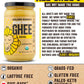 Organic Ghee Butter Grass Fed Clarified - 16 Oz Ghee Butter - Unsalted Butter Certified Organic Ghee Oil - Perfect For Paleo, Ke