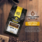Christopher Bean Coffee - Certified Kosher, Decaf Ground Universal Drip Amaretto Almond Biscotti Coffee | Amaretto Flavored Medium Roast Coffee 100% Arabica, No Sugar, No Fats, Non-Gmo | 10-Ounce