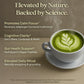NACLEA Mushroom Matcha Powder - Sugar-Free Japanese Ceremonial Green Tea with 18 Superfood Mushrooms and Hydrolyzed Collagen - Coffee Alternative Caffeine Free - 30 Sachets