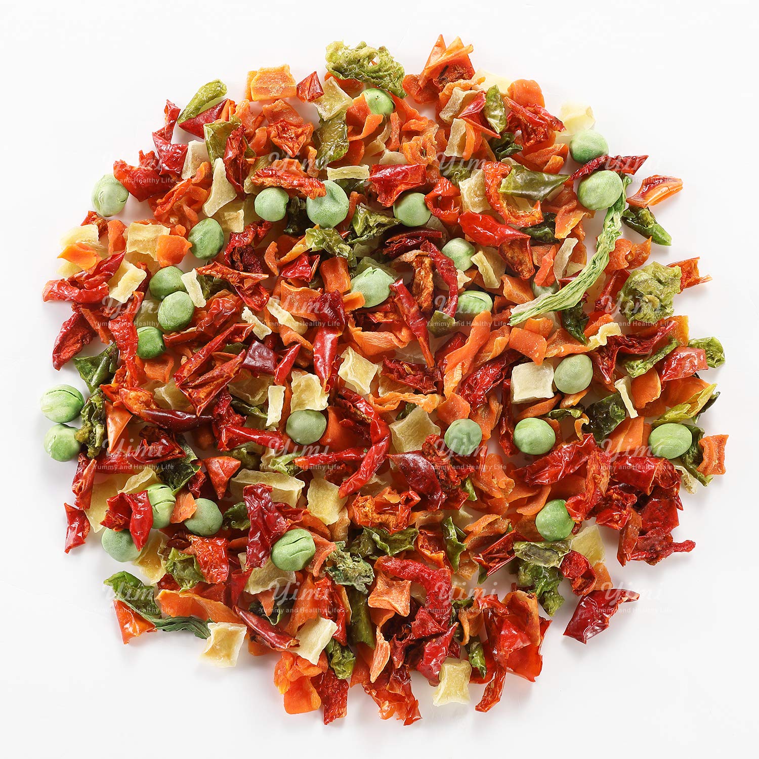 Yimi Freeze Dried Dehydrated Vegetables, Ramen Toppings Soup Mix, Dry Veggie Flakes For Noodle Cooking Camping Emergency Supply,