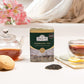 Ahmad Tea Black Tea, Darjeeling Tea Loose Leaf, Metal Tin, 100g - Caffeinated and Sugar-Free
